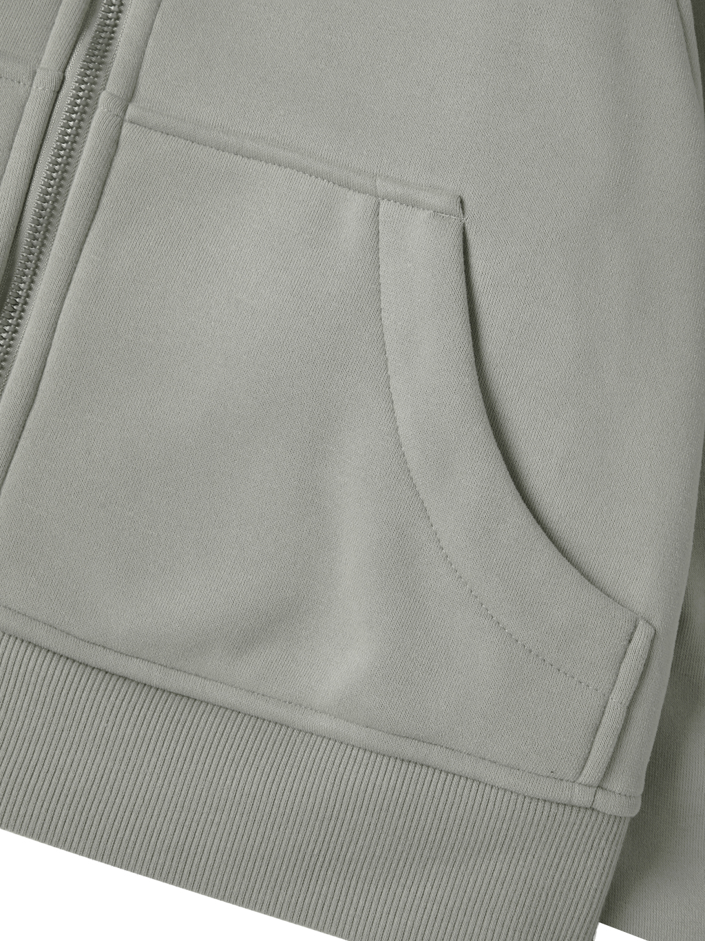 Cropped Zip Hoodie – Custom Basics | Tapstitch-12